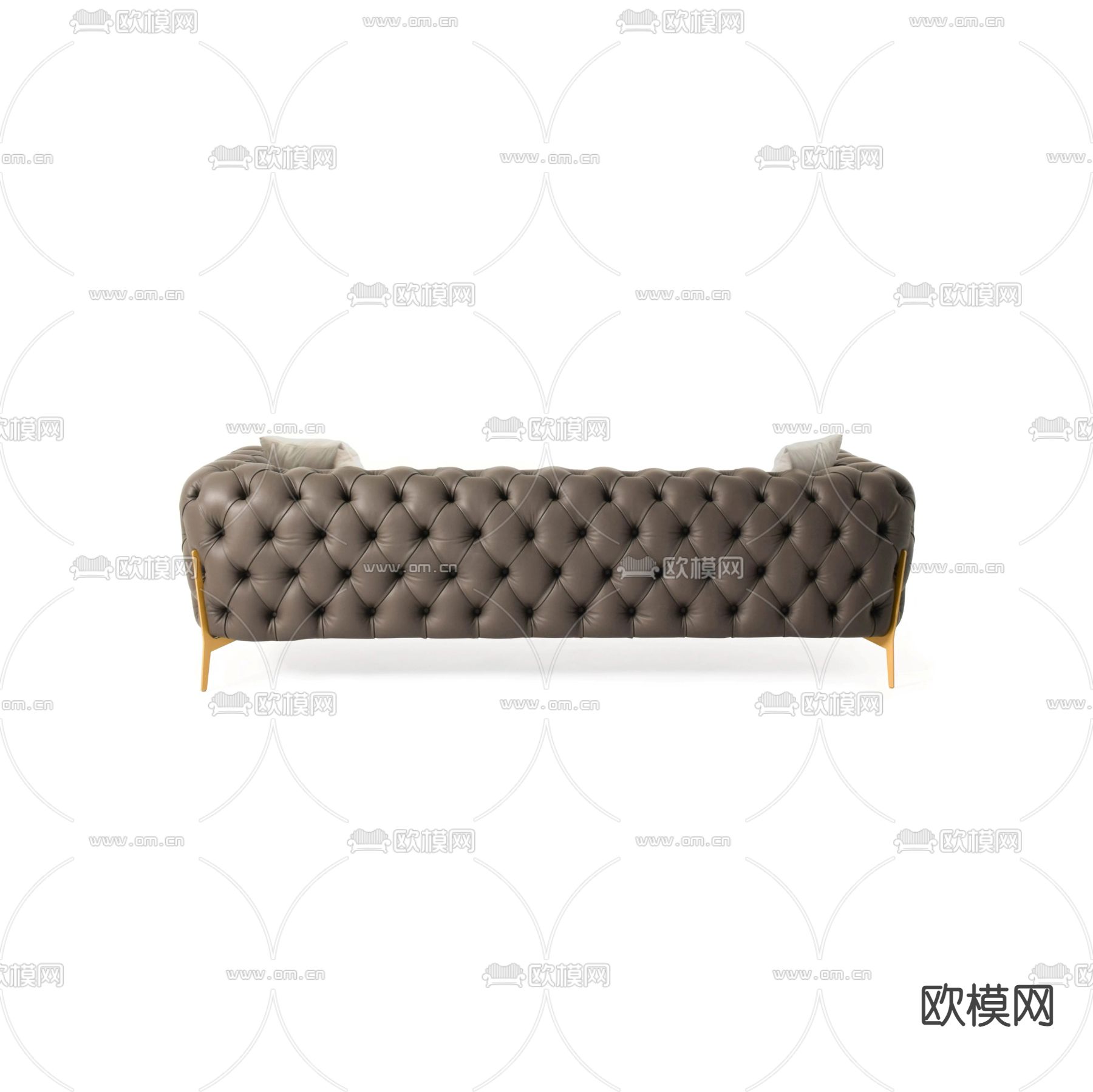 欧式双人沙发su模型下载（渲染图2）