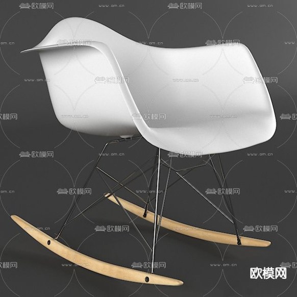 北欧极简创意休闲椅免费3d模型下载