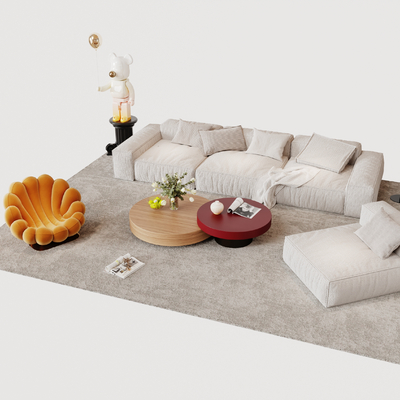  Minotti 米洛提 组合沙发su模型 