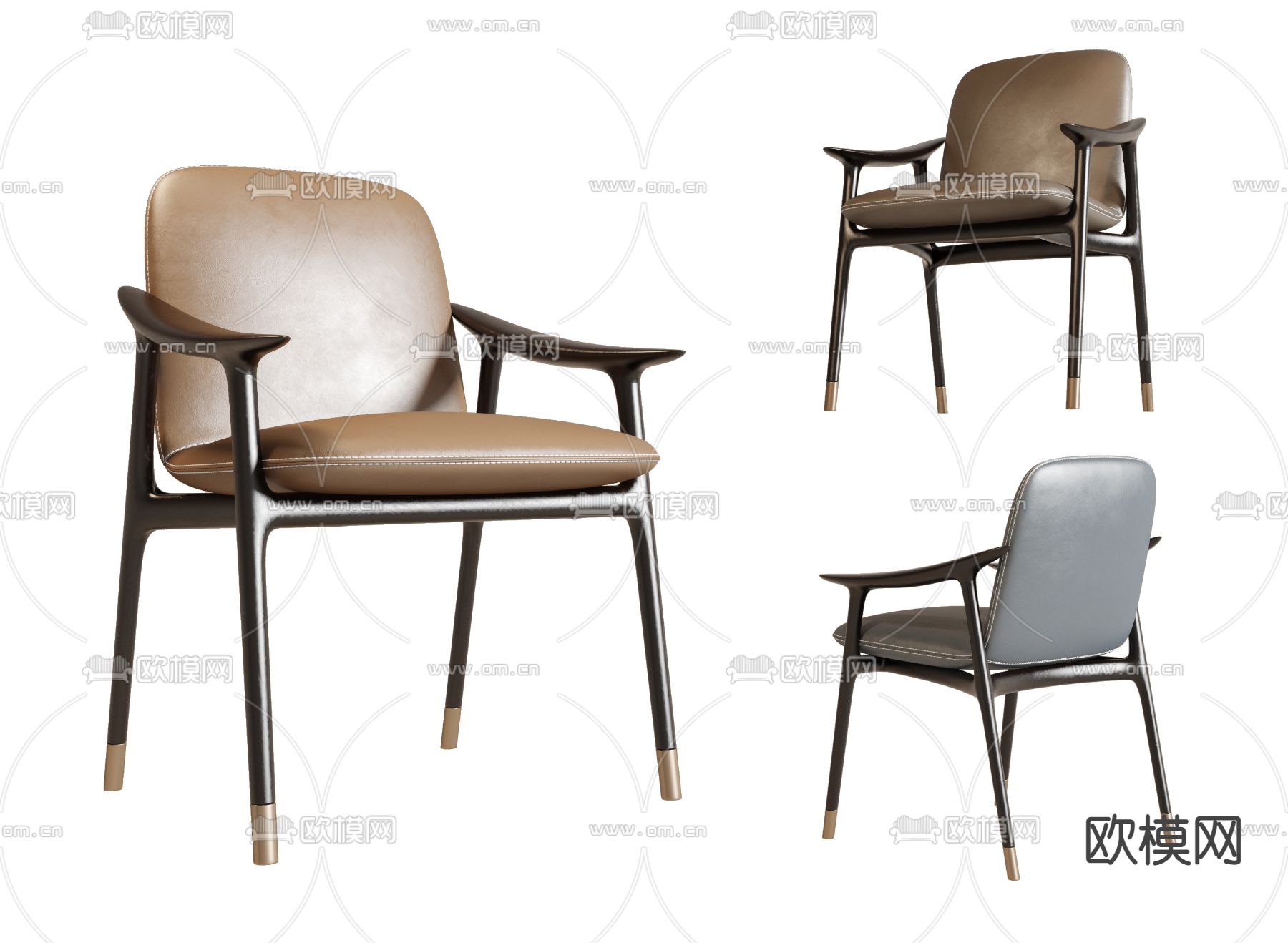 Minotti 休闲椅子3d模型下载