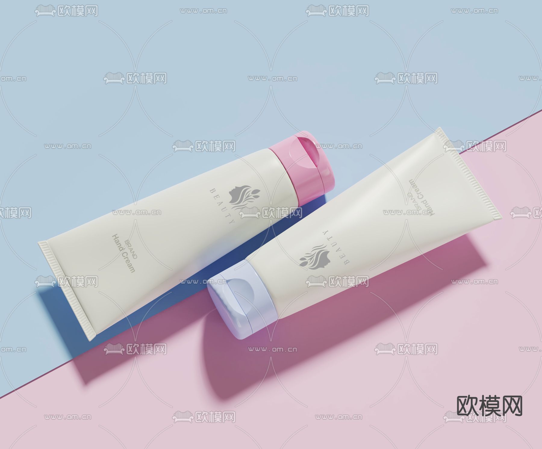 化妆品 护手霜3d模型下载