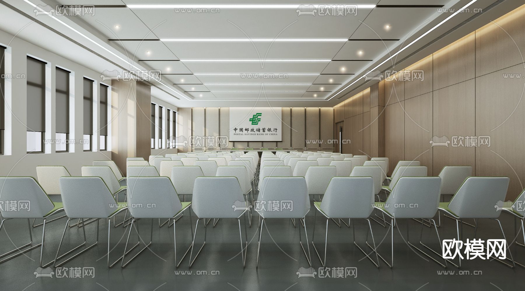 银行会议室3d模型