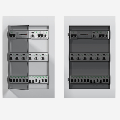  现代电表箱 开关su模型 