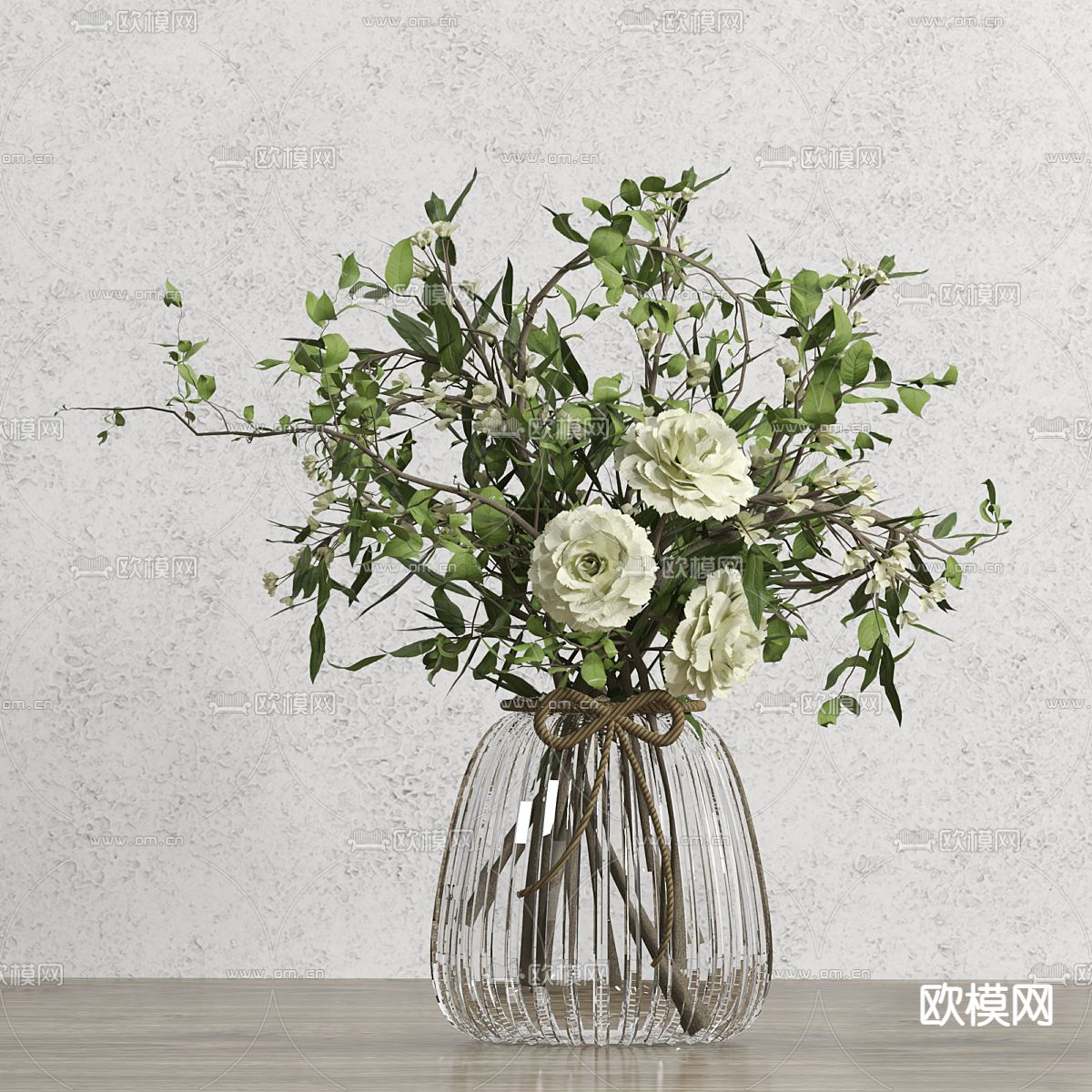 水生植物 花瓶花卉3d模型
