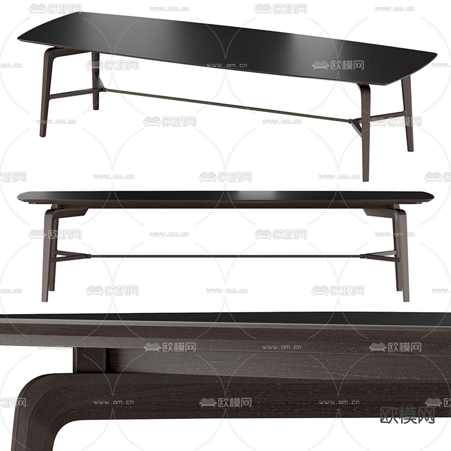 米洛提 Minotti 餐桌3d模型下载