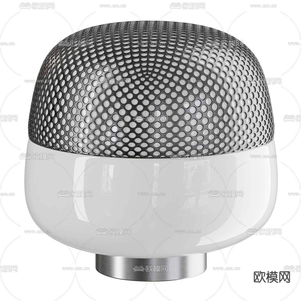 轻奢台灯3d模型下载（渲染图2）