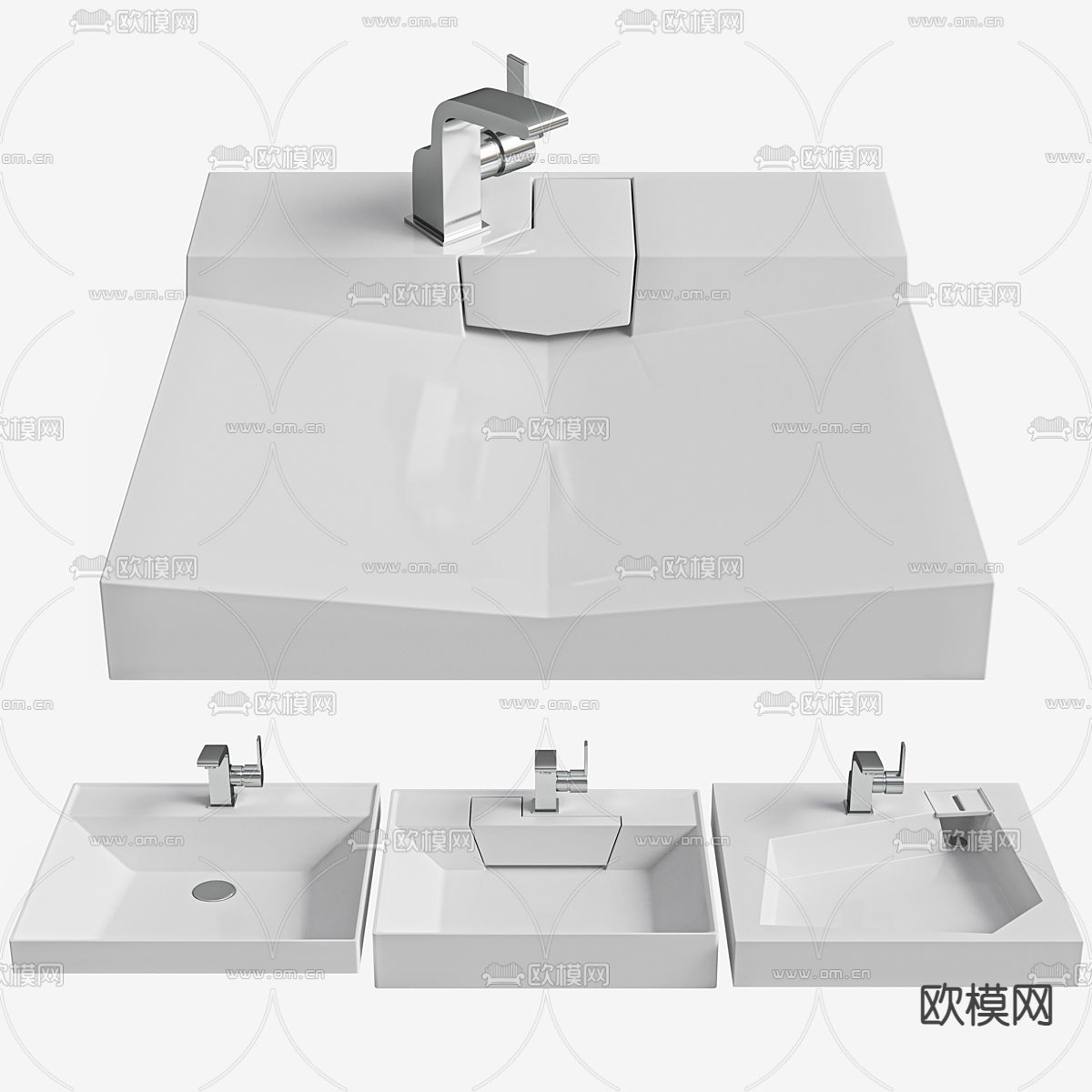 洗手盆 台盆3d模型下载