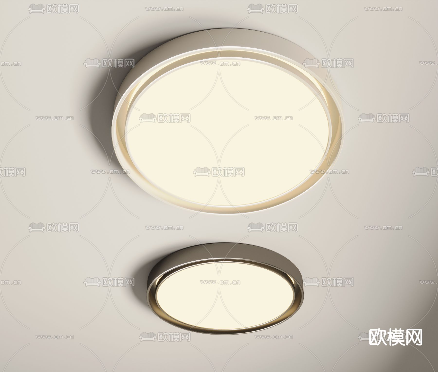 现代吸顶灯su模型