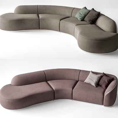  PIERRE 弧形沙发su模型 