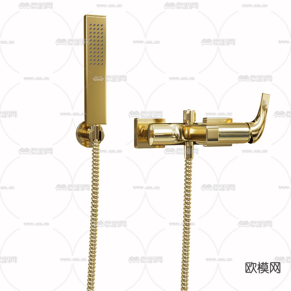 现代花洒3d模型下载