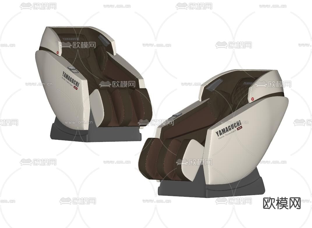 太空舱按摩椅su模型下载（渲染图2）