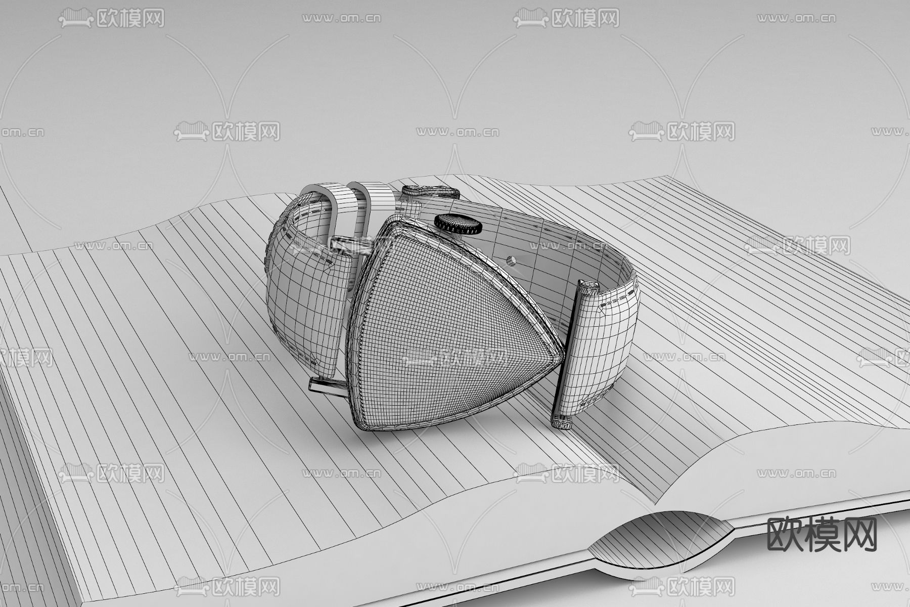 腕表 手表3d模型下载（渲染图2）