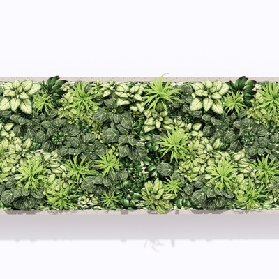  绿植墙 植物墙su模型 