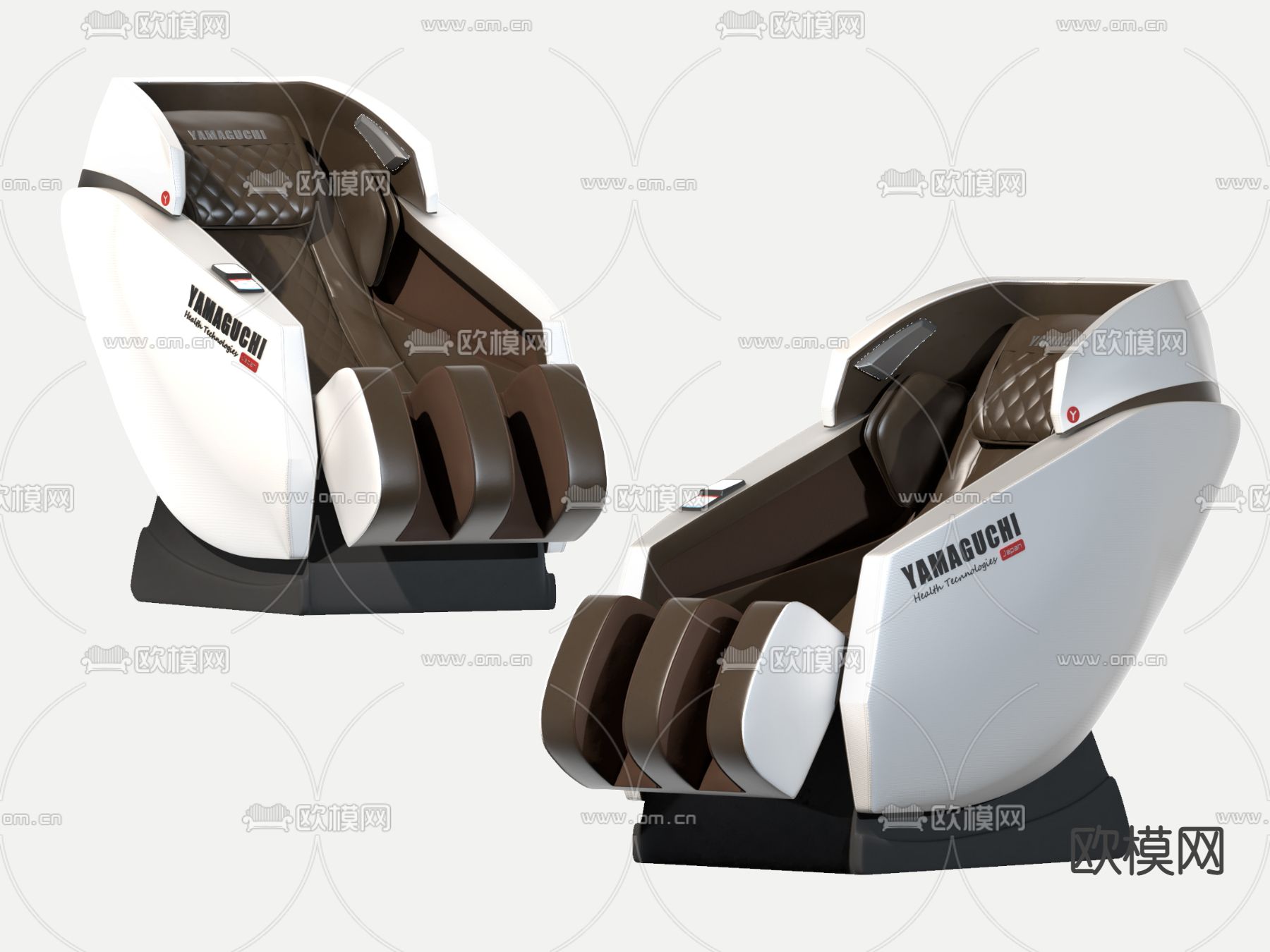 太空舱按摩椅su模型下载（渲染图1）