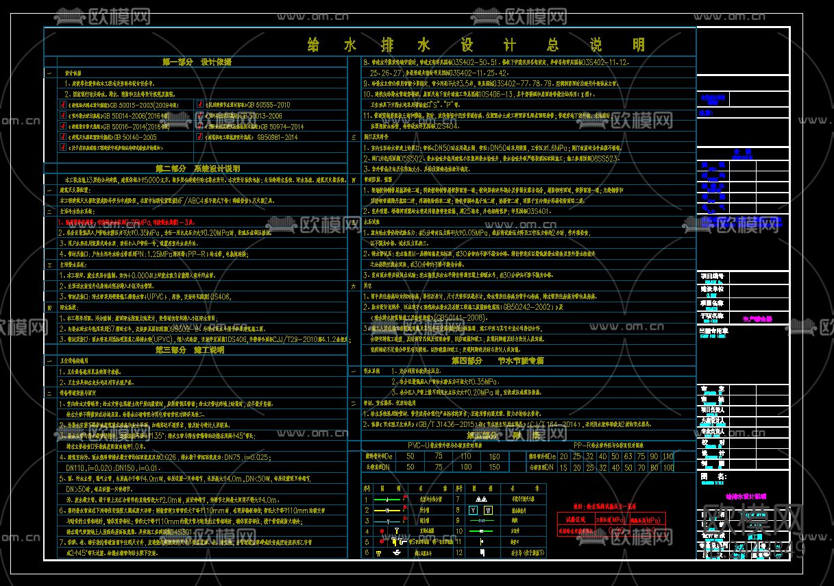 飞灰固化物填埋场一层排水cad平面图下载（渲染图2）