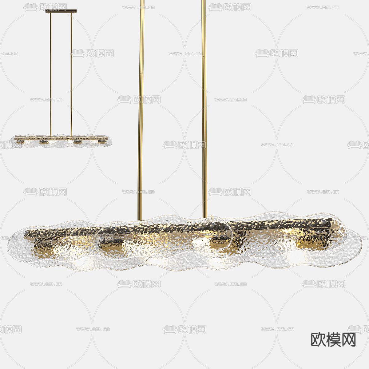 现代吊灯3d模型下载_ID12271900_3dmax免费模型-欧模网