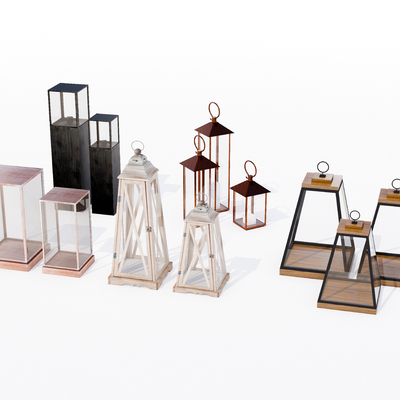  庭院灯 景观灯 户外灯su模型 