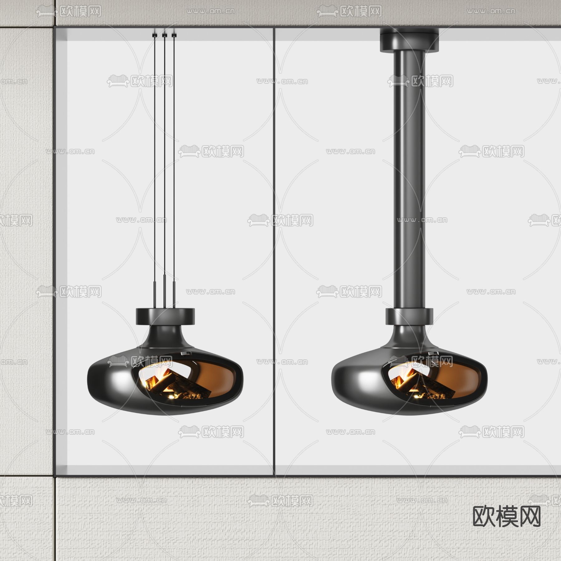 壁炉 火炉su模型下载（渲染图1）