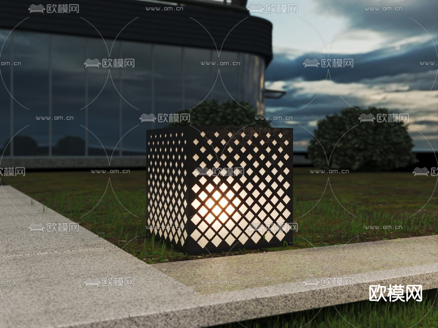 户外灯 室外灯 草坪灯3d模型下载