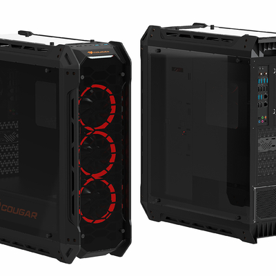  电脑主机 机箱su模型 