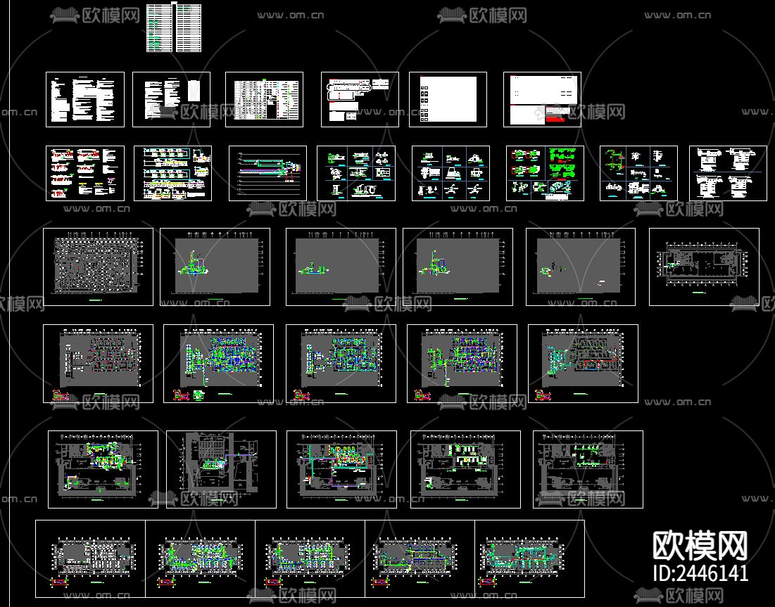 医院手术室净化空调CAD节点大样下载（渲染图1）