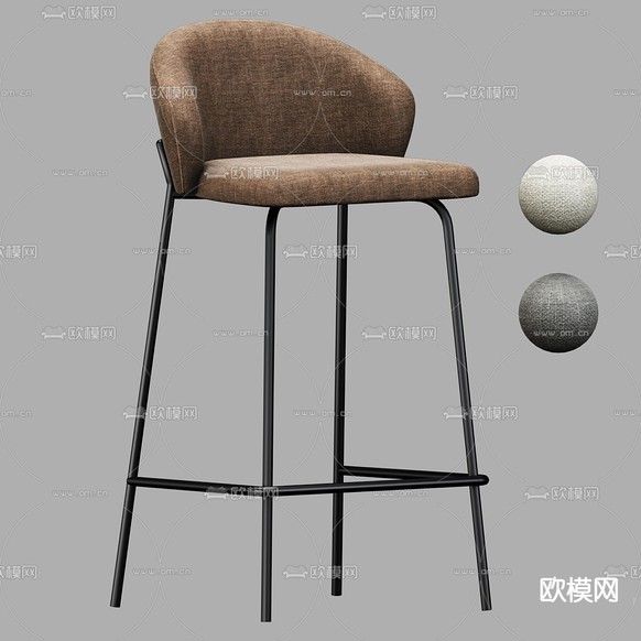 现代吧椅 吧凳3d模型下载