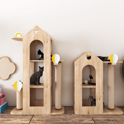  猫窝 猫爬架su模型 