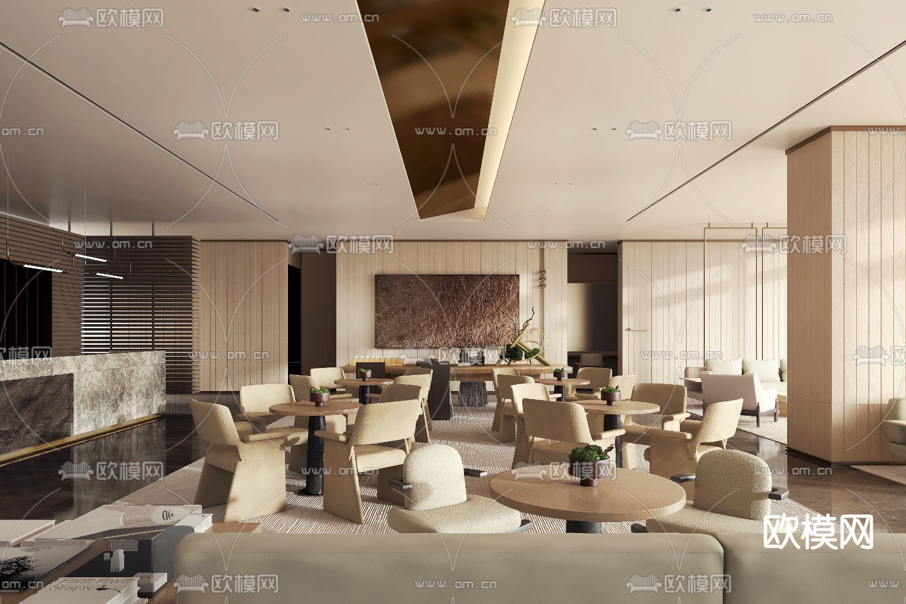 矩阵纵横 星悅兰庭售楼处su模型下载