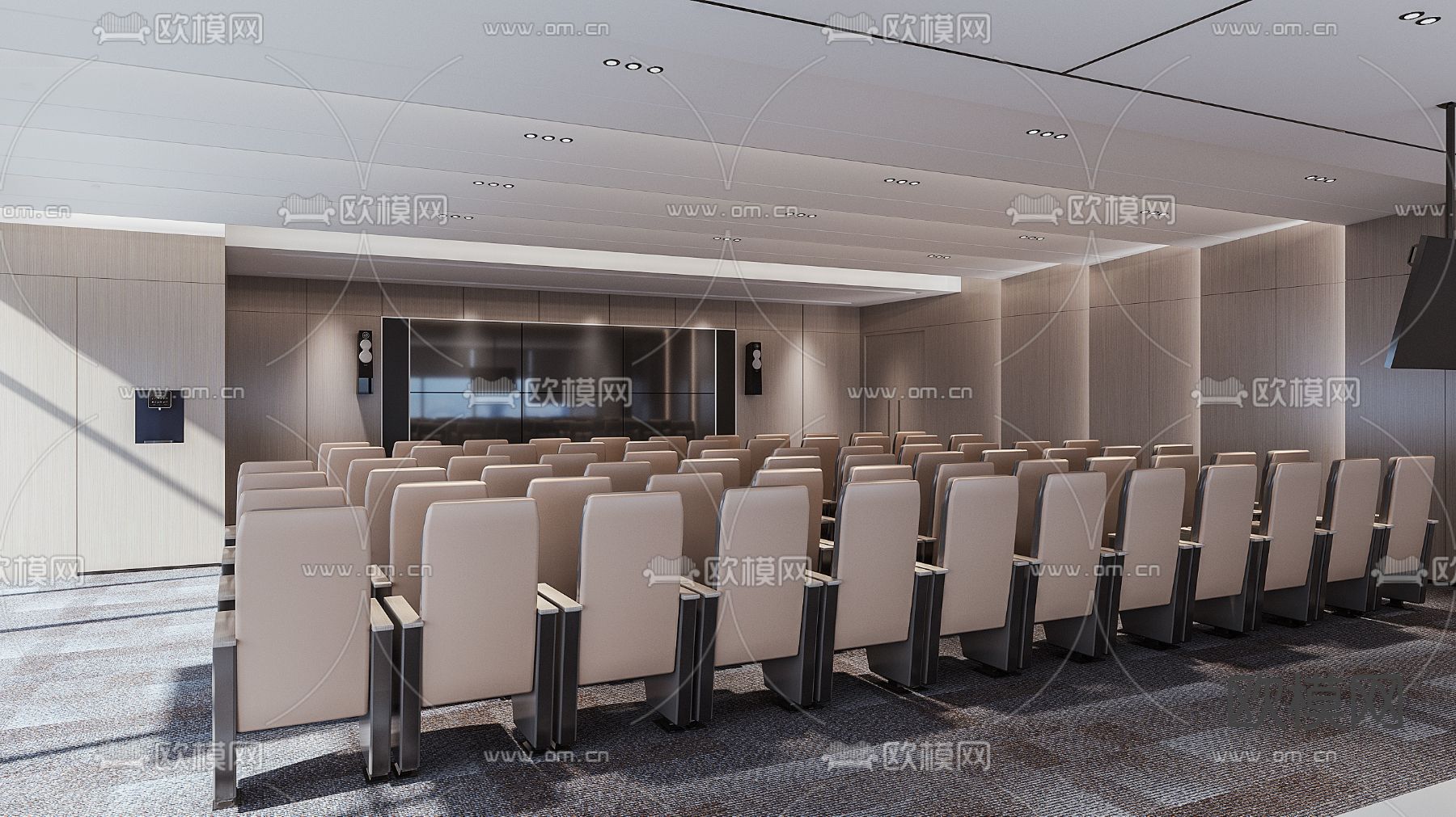 大会议室 报告厅3d模型下载（渲染图3）