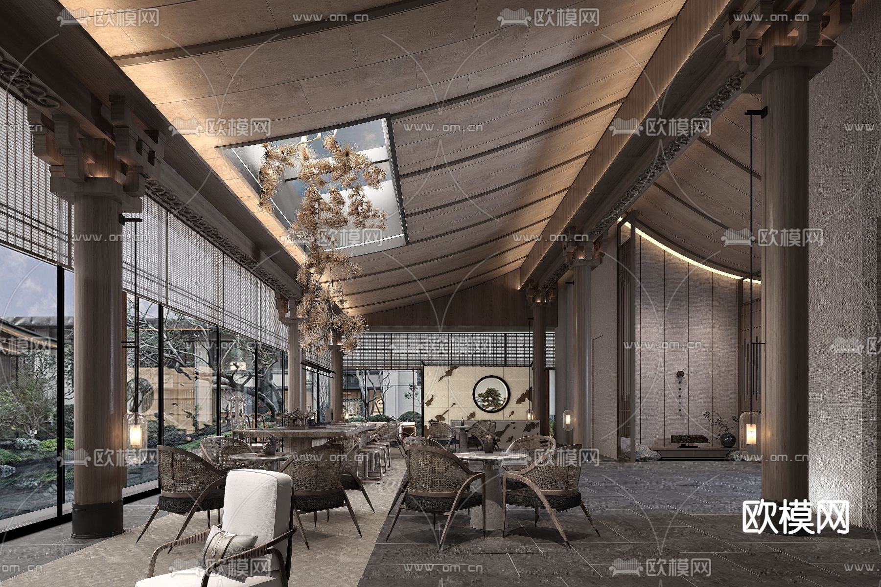 盘石设计 厦门建发文澜和著售楼处su模型下载_ID12276239_sketchup模型下载-欧模网