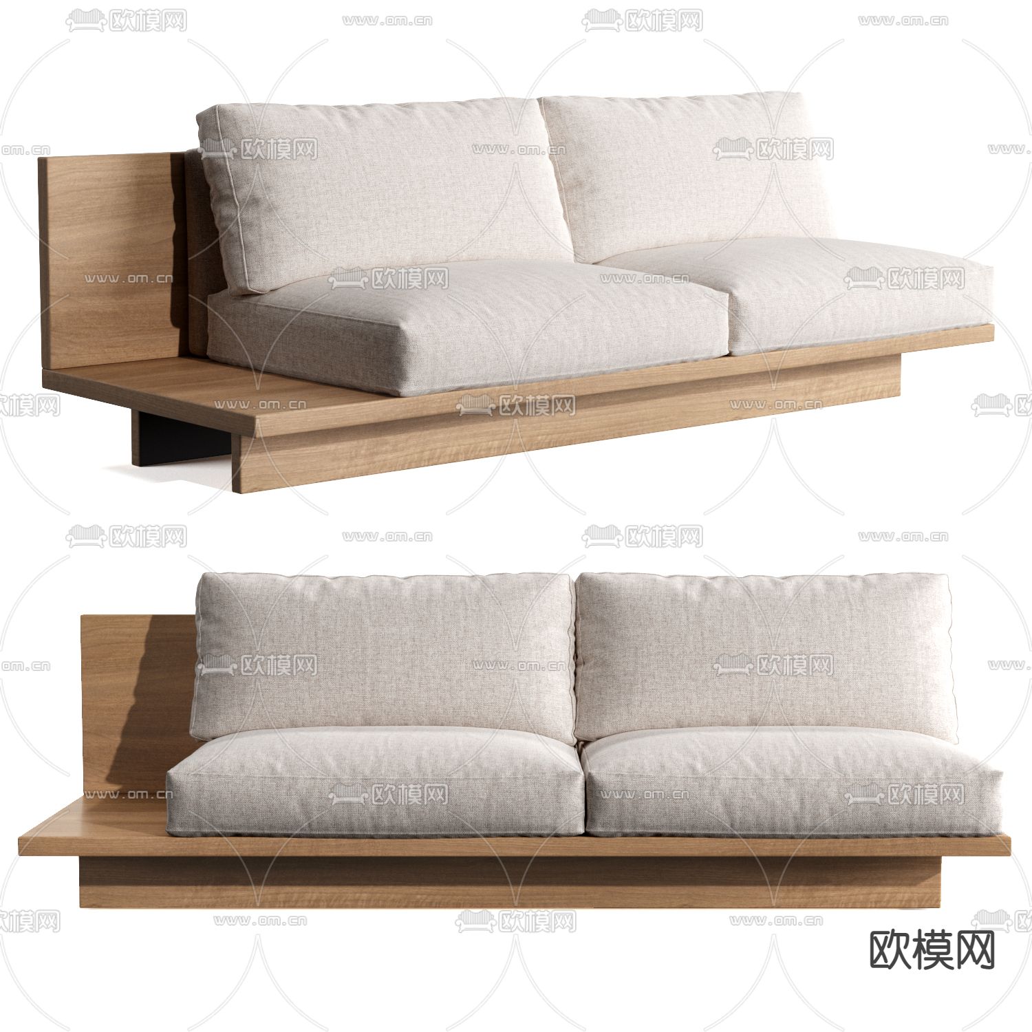 Arketipo 双人沙发3d模型下载