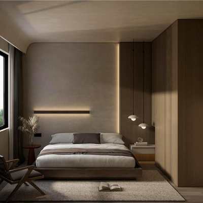  侘寂客房su模型 