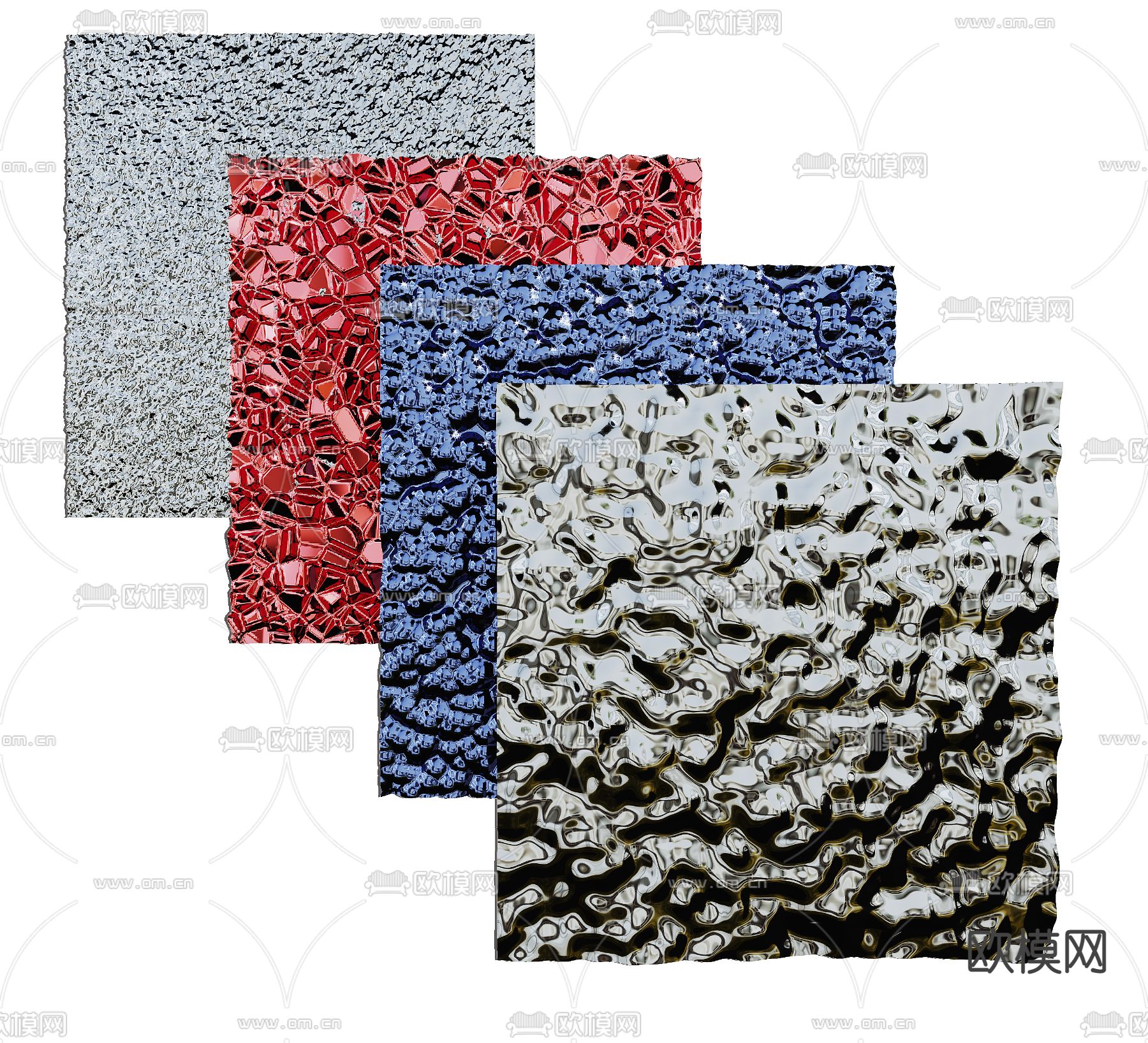 波纹不锈钢3d模型下载