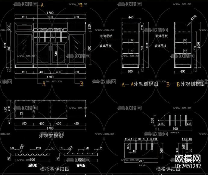 小清新臥室CAD施工圖下載(渲染圖9)