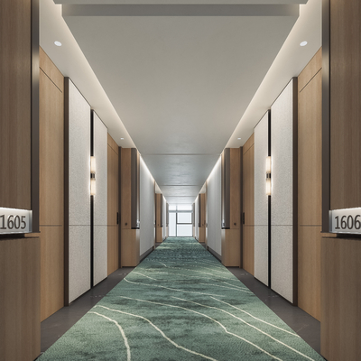 酒店走廊 过道3d模型