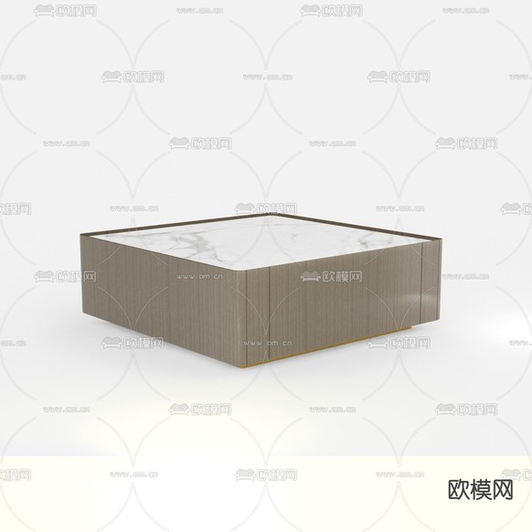 现代轻奢创意茶几免费3d模型下载