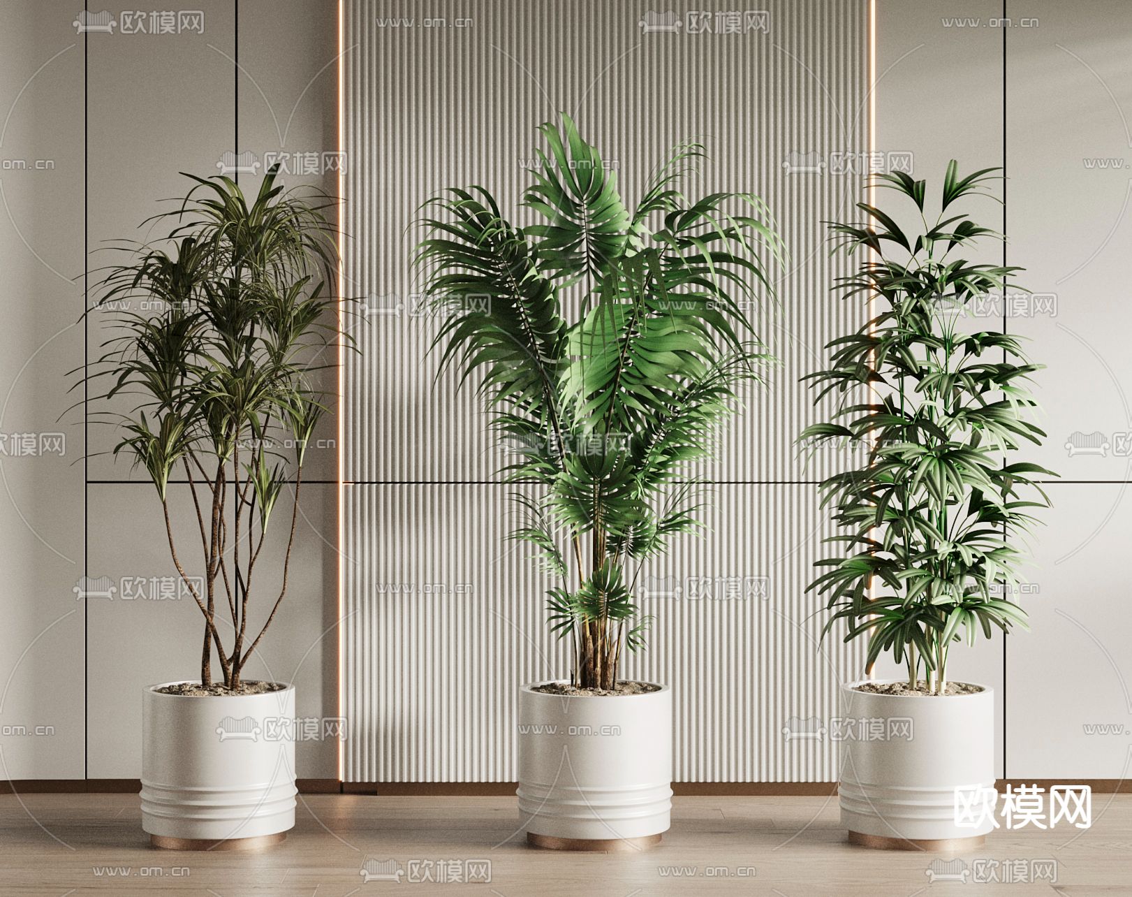绿植盆栽 盆景3d模型