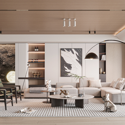  Poliform 客厅su模型 