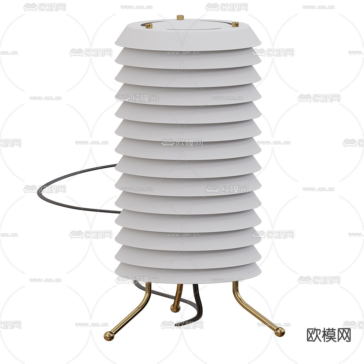 B&B Italia 创意落地灯3d模型下载