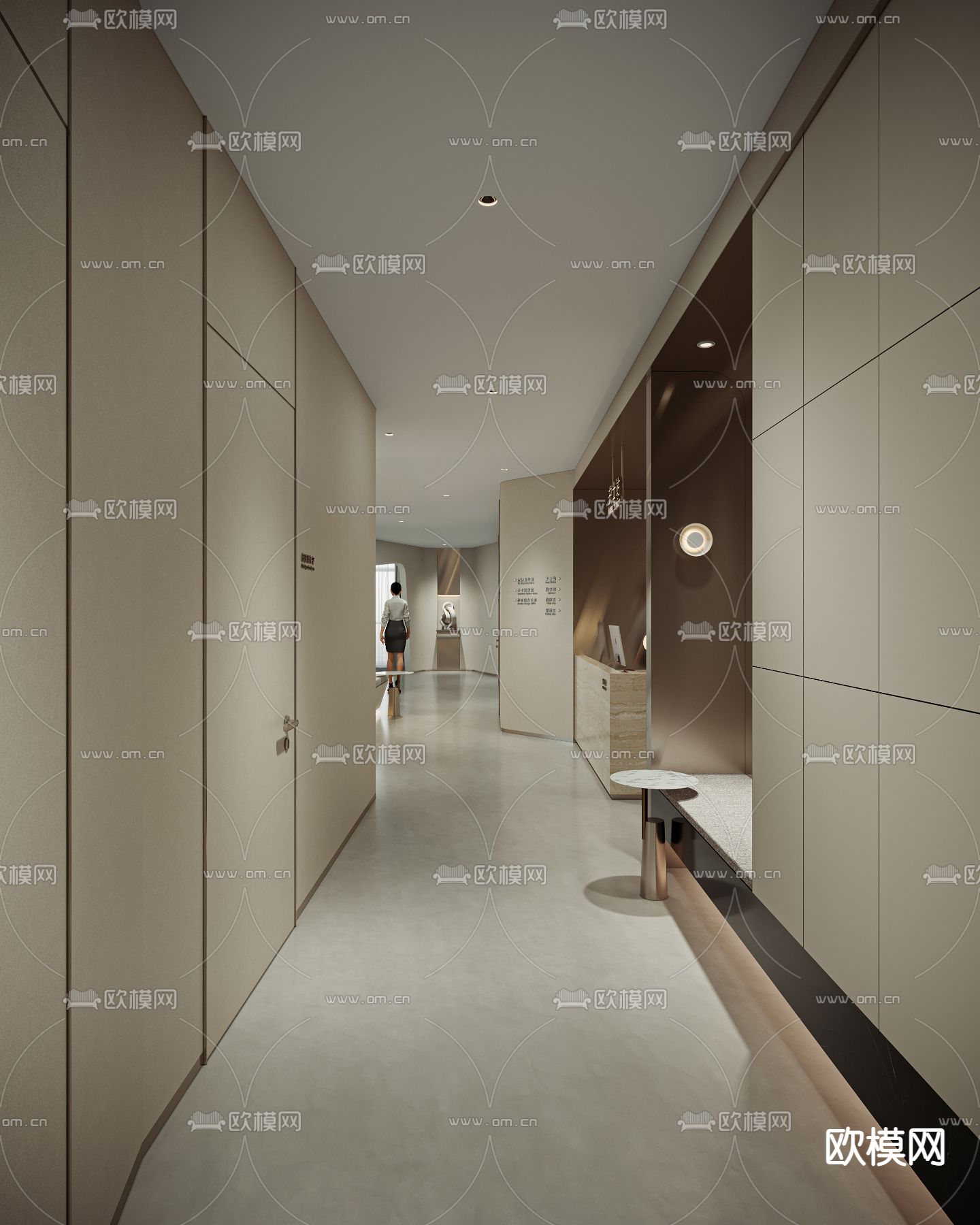 侘寂医疗美容中心3d模型下载（渲染图6）