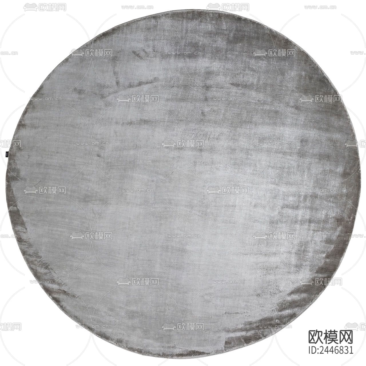 侘寂风圆形地毯