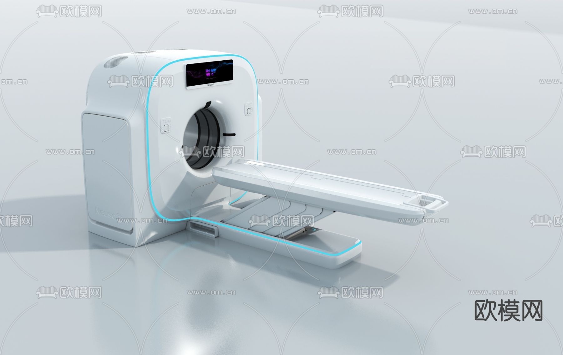 全息CT设备 医疗器械3d模型下载_ID12283558_3dmax免费模型-欧模网