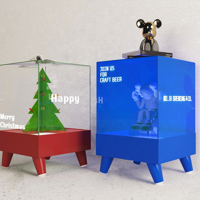  现代亚克力灯箱su模型 