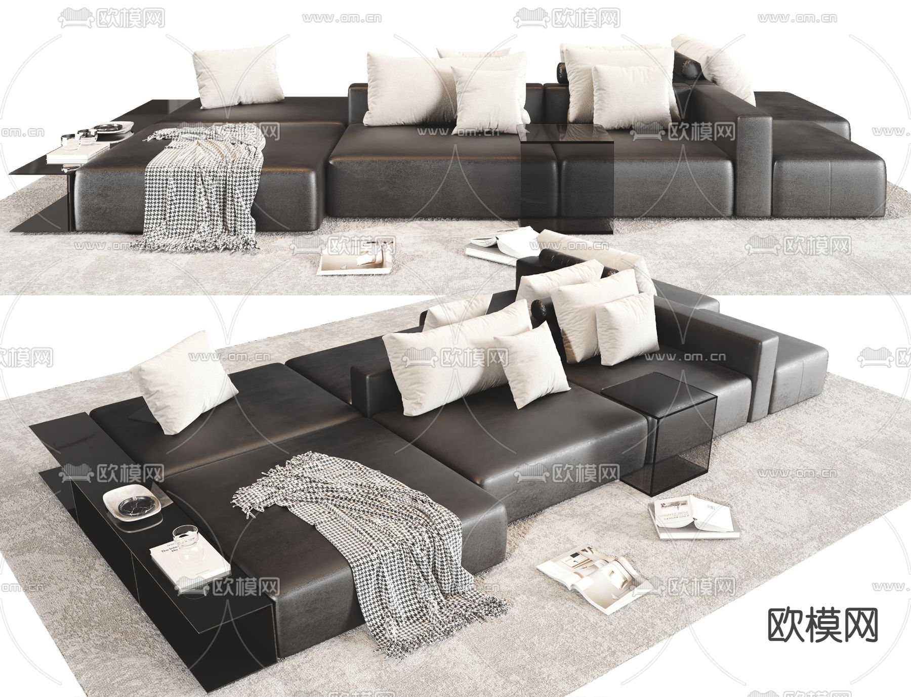 MISSANA 模块沙发 多人沙发3d模型下载