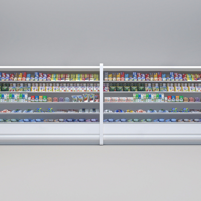  现代保鲜柜su模型 