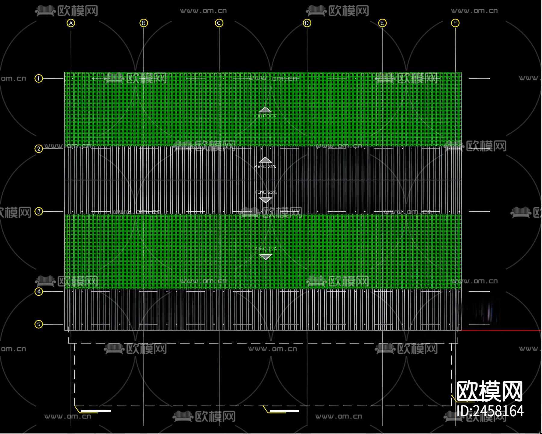 马场cad图库下载（渲染图5）