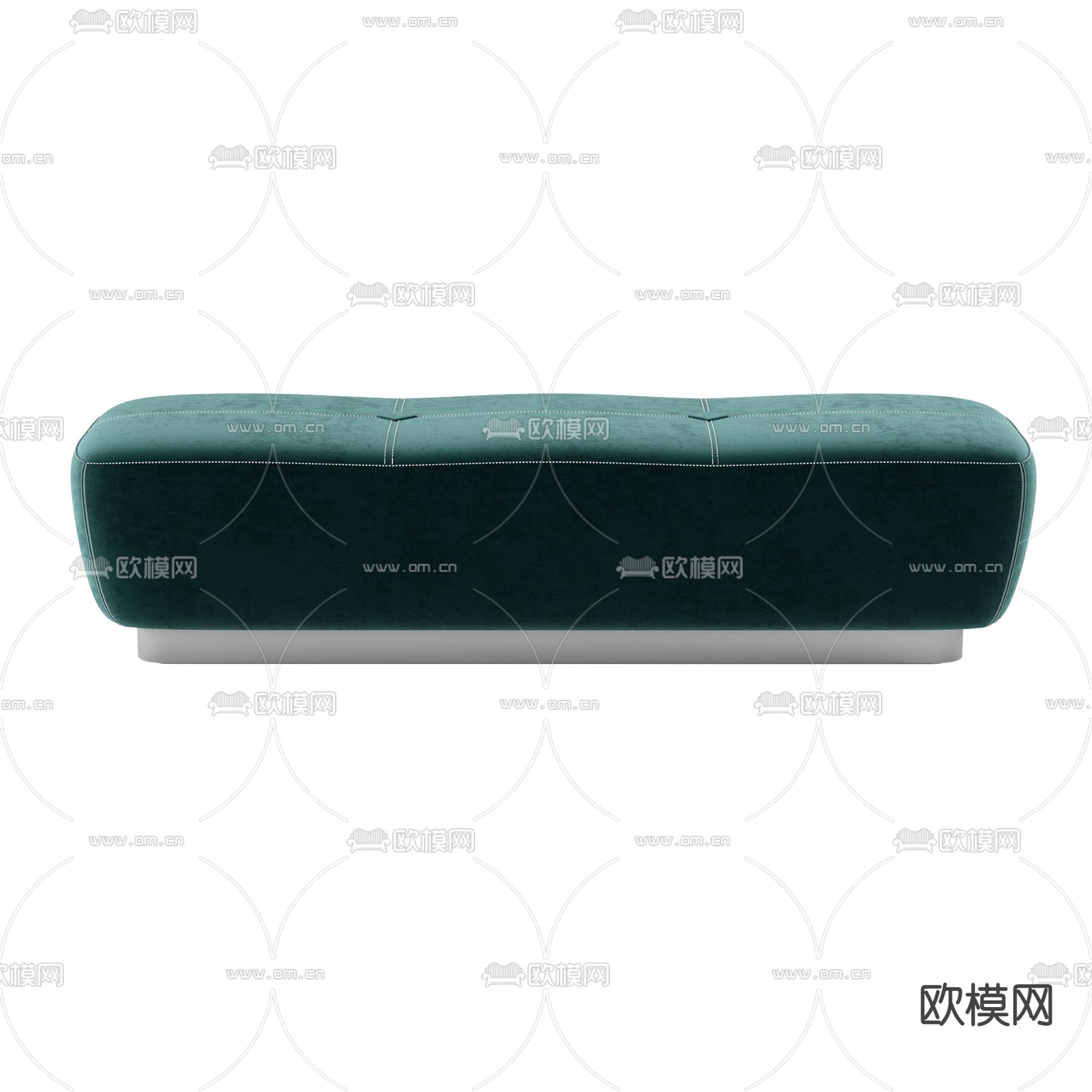 现代轻奢布艺沙发凳免费3d模型下载