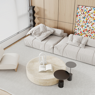  Minotti 米洛提 组合沙发su模型 