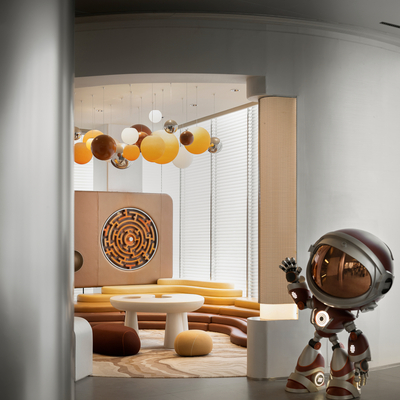 零次方设计 科技风儿童娱乐区