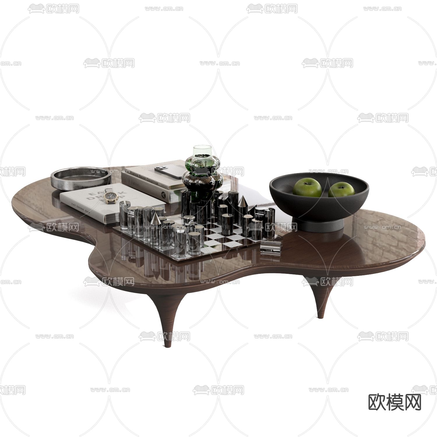 Cattelan Italia 茶几3d模型下载（渲染图2）